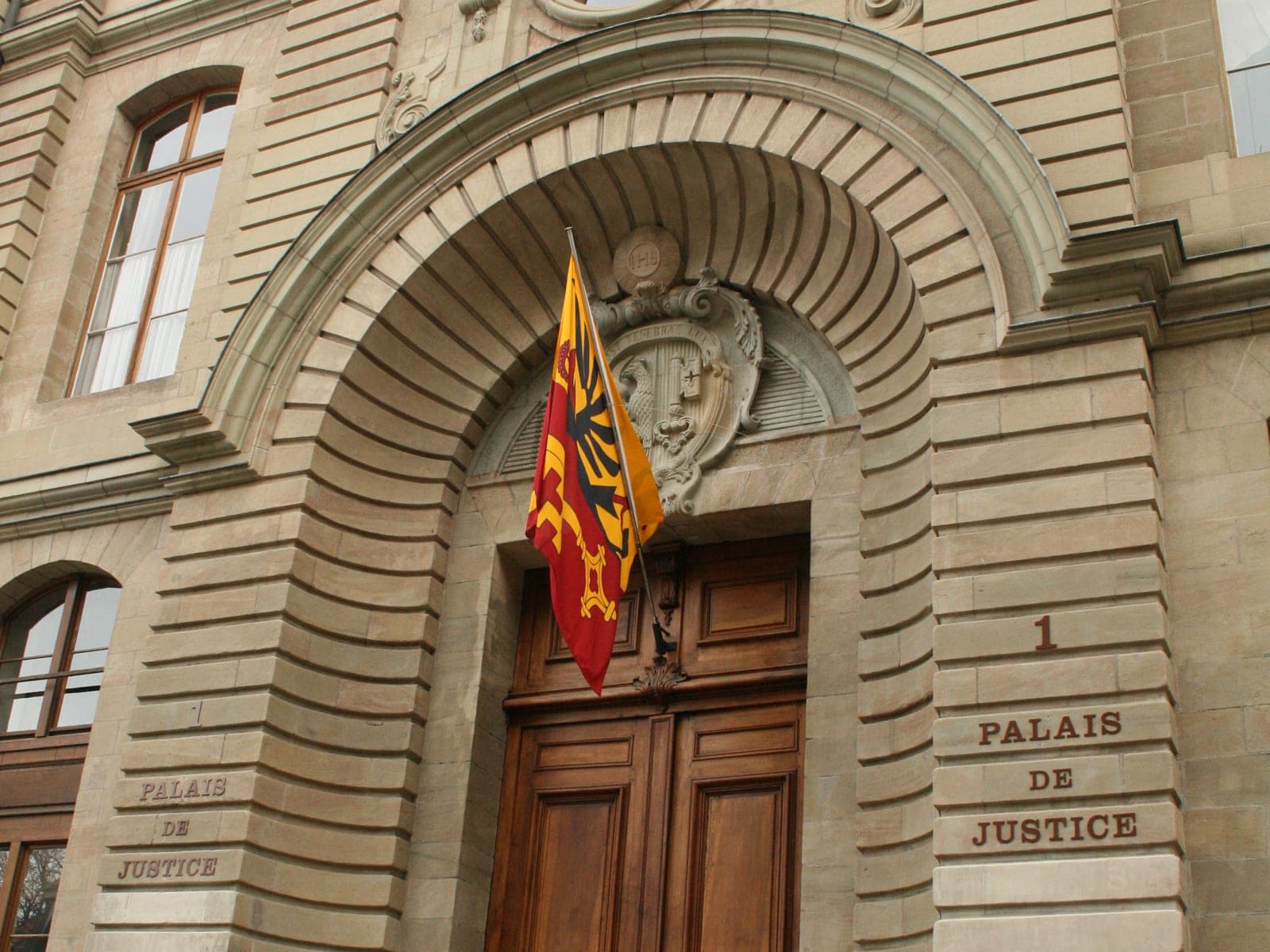 Le Palais de justice à Genève.